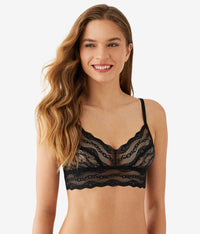 Lace Kiss Bralette: Night