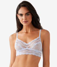 Lace Kiss Bralette: Heather