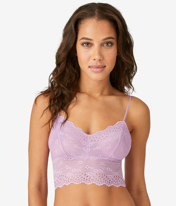 Inspired Eyelet Bralette: Lavender Herb