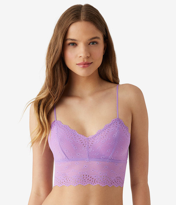 Inspired Eyelet Bralette: Orchid Mist
