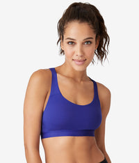 b.active Sport Crop: Spectrum Blue
