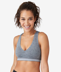 b.active Racerback Sport Bralette: Gray Heather