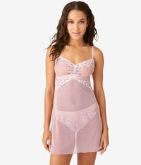 Opening Act Chemise: Blush Pink