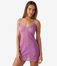 Lace Kiss Chemise: Mulberry
