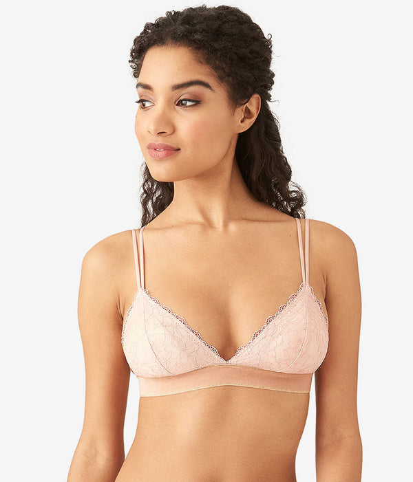 Lace Encounter Bralette: Rose Smoke
