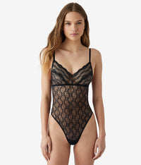 Lace Kiss Bodysuit: Night