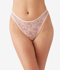 Shadow Scene Hi-Leg: Blush Pink