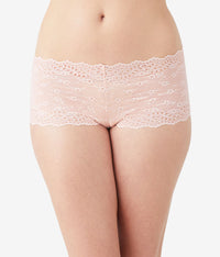 Inspired Eyelet Boyshort: Rose Smoke