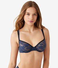 Shadow Scene Underwire Bra: Mood Indigo