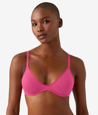 Cotton To A Tee Scoop Underwire Bra: Raspberry Sorbet