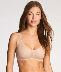 Effortlessly Lace Underwire Bra: Au Natural