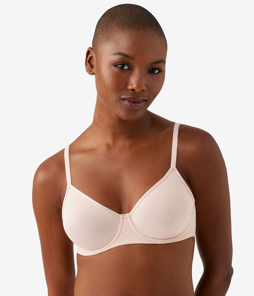 Cotton To A Tee Underwire Bra: Rose Smoke
