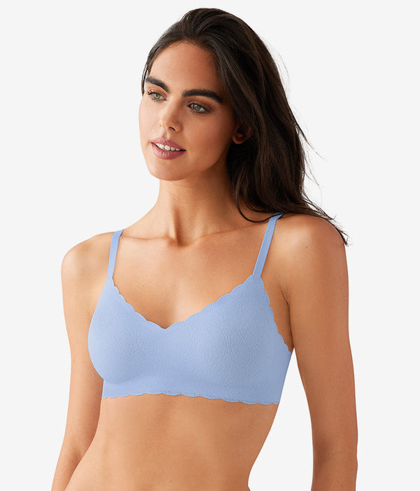 b.wow'd Lace Wire Free Bra: Frozen Fjord