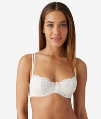 Ciao Bella Balconette Bra: Vanilla Ice