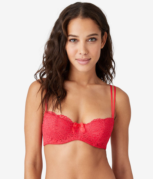 Ciao Bella Balconette Bra: Watermelon
