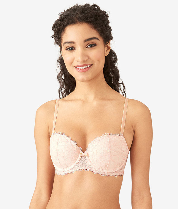 Lace Encounter Contour Bra: Rose Smoke