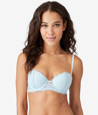 Lace Encounter Contour Bra: Saltwater Slide