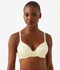 Future Foundation T-Shirt Bra with Lace: Pastel Yellow