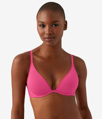 Cotton To A Tee Plunge T-Shirt Bra: Raspberry Sorbet