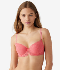No Strings Attached Contour Bra: Tea Rose