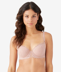 No Strings Attached Contour Bra: Blush Pink