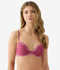 Future Foundation with Lace T-Shirt Bra: Dry Rose