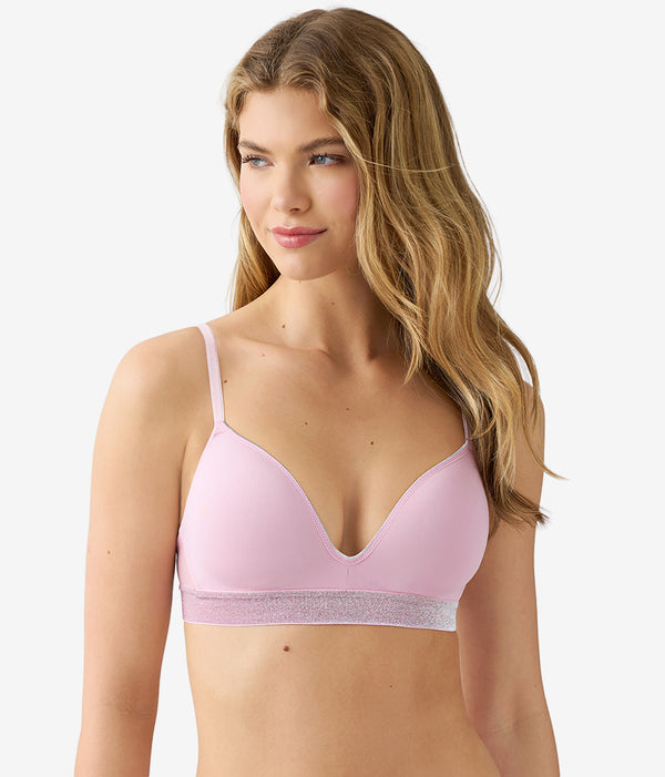Room Service Wire Free T-Shirt Bra: Pink Nectar