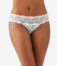 Lace Kiss Bikini: White