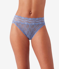 Lace Kiss Hi-Leg: Country Blue