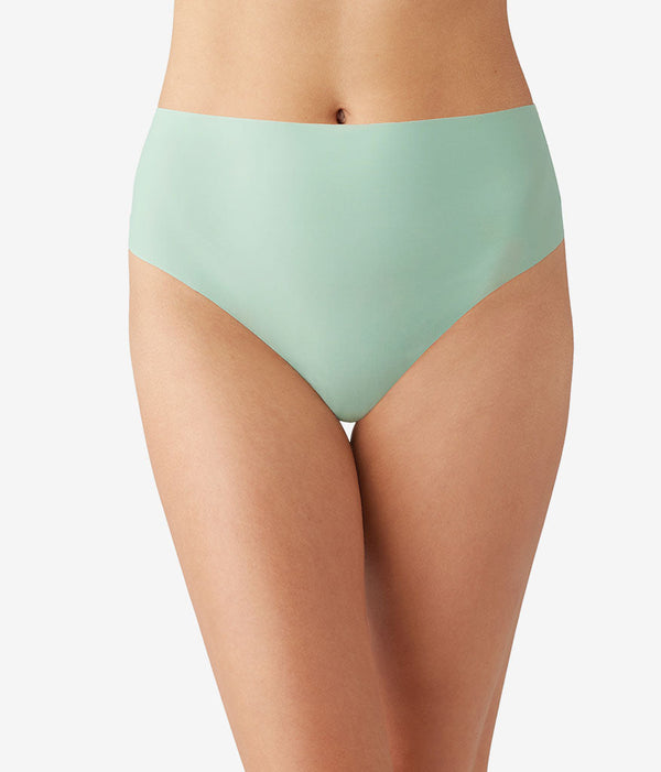 b.bare Hi-Waist Thong: Silt Green