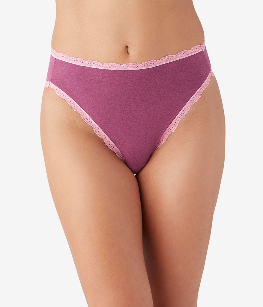Inspired Eyelet Hi-Leg: Raspberry Coulis