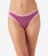 Inspired Eyelet Thong: Raspberry Coulis