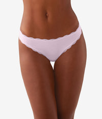 Inspired Eyelet Thong: Pink-A-Boo