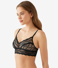 Lace Kiss Bralette: Night