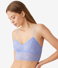 Inspired Eyelet Bralette: Pale Iris
