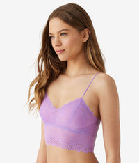 Inspired Eyelet Bralette: Orchid Mist