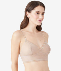 Etched in Style Bralette: Au Natural