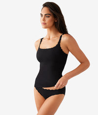 Inspired Eyelet Shelf Bra Cami: Night