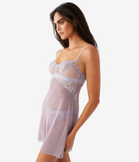 Opening Act Chemise: Minimal Gray