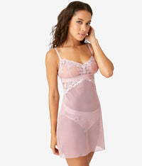 Opening Act Chemise: Blush Pink