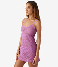 Lace Kiss Chemise: Mulberry