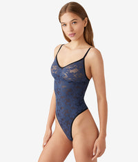 Shadow Scene Bodysuit: Mood Indigo