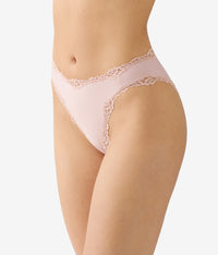 Future Foundation with Lace Hi Leg: Rose Smoke