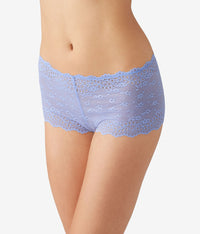 Inspired Eyelet Boyshort: Pale Iris