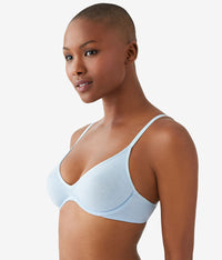 Cotton To A Tee Scoop Underwire Bra: Dream Blue