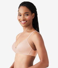 Future Foundation Wire Free T-Shirt Bra with Lace: Rose Smoke