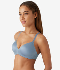 Future Foundation Wire Free T-Shirt Bra with Lace: Troposphere