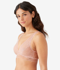 No Strings Attached Bralette: Blush Pink
