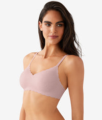 b.wow'd Lace Wire Free Bra: Blush Pink