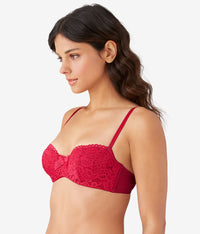 Ciao Bella Balconette Bra: Persian Red
